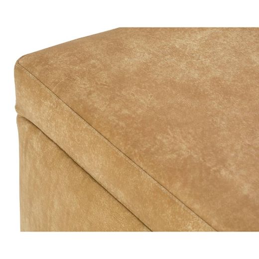 Picture of Remy 45" x 28" Rectangle Leather Storage Ottoman